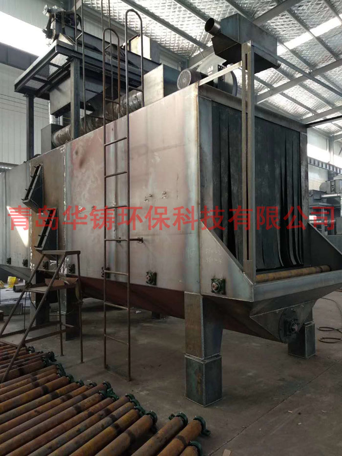 H型鋼拋丸機發(fā)貨前調試機