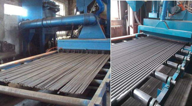 線材拋丸機(jī)，清理機(jī)器圖