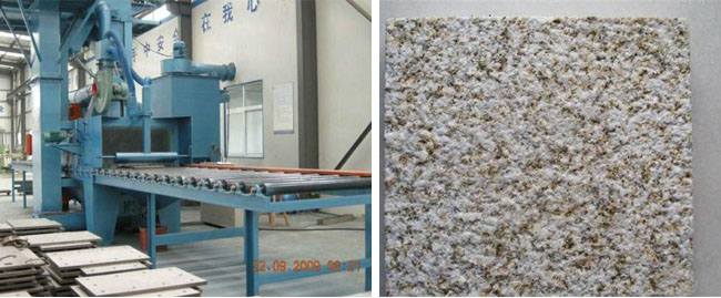 大理石拋毛機(jī)，大理石噴砂拋丸機(jī)